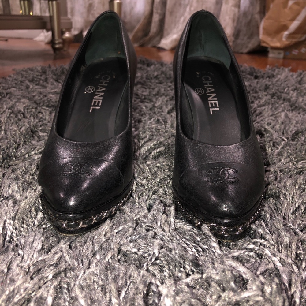 CHANEL Leather Heels